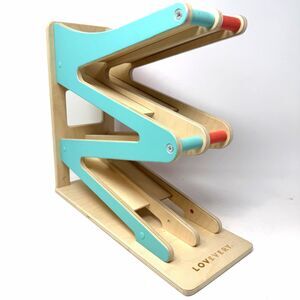 Lovevery Wooden Race and Chase Ramp No Cars  Month 16-17-18 Pioneer Kit